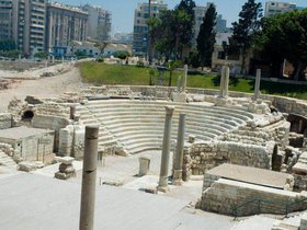 Roman Amphitheatre in Alexandria.jpg